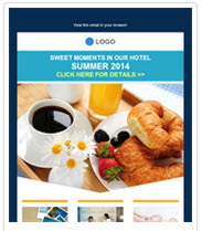 example of newsletter templates for hotels and tourism