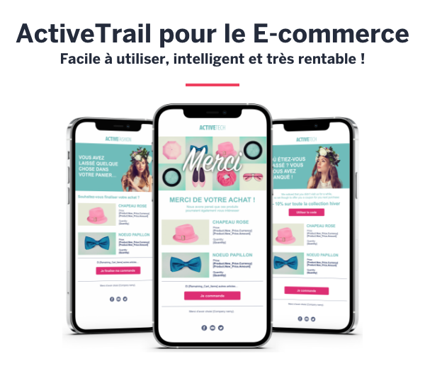 Nouveau : ActiveTrail pour le E-commerce