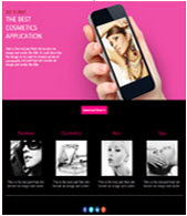 new app landing page