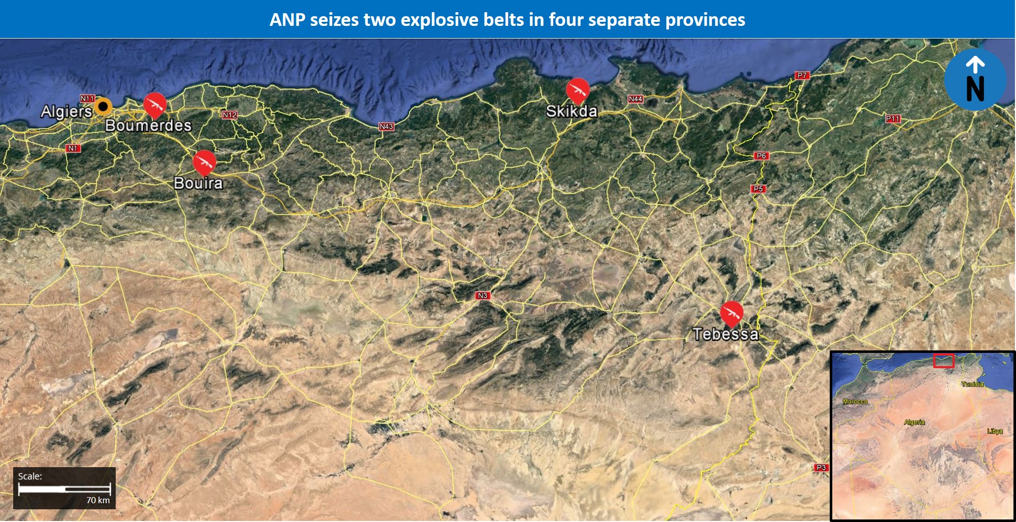 Algeria Alert People S National Army ANP Destroys Five Weapons   MAX.Algeria.February22 