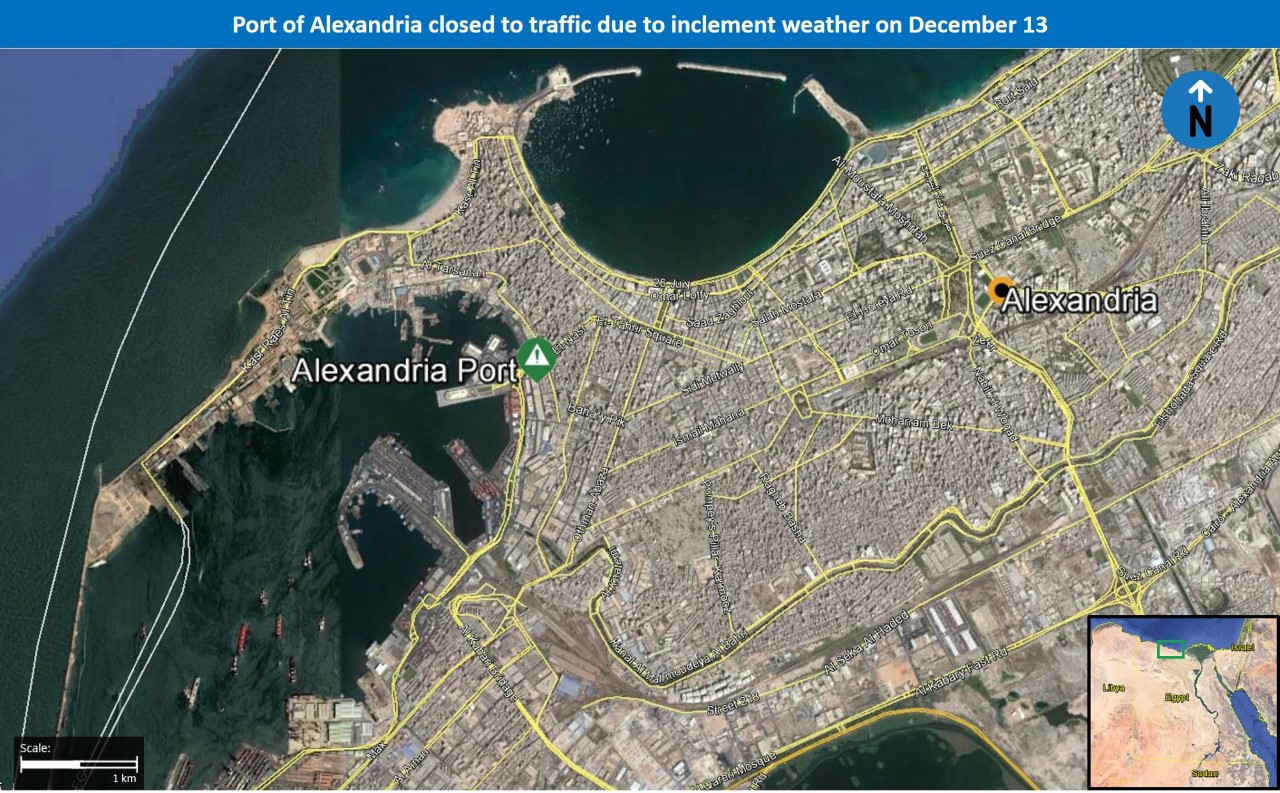 Egypt Tactical: Port of Alexandria reportedly closes due to inclement ...