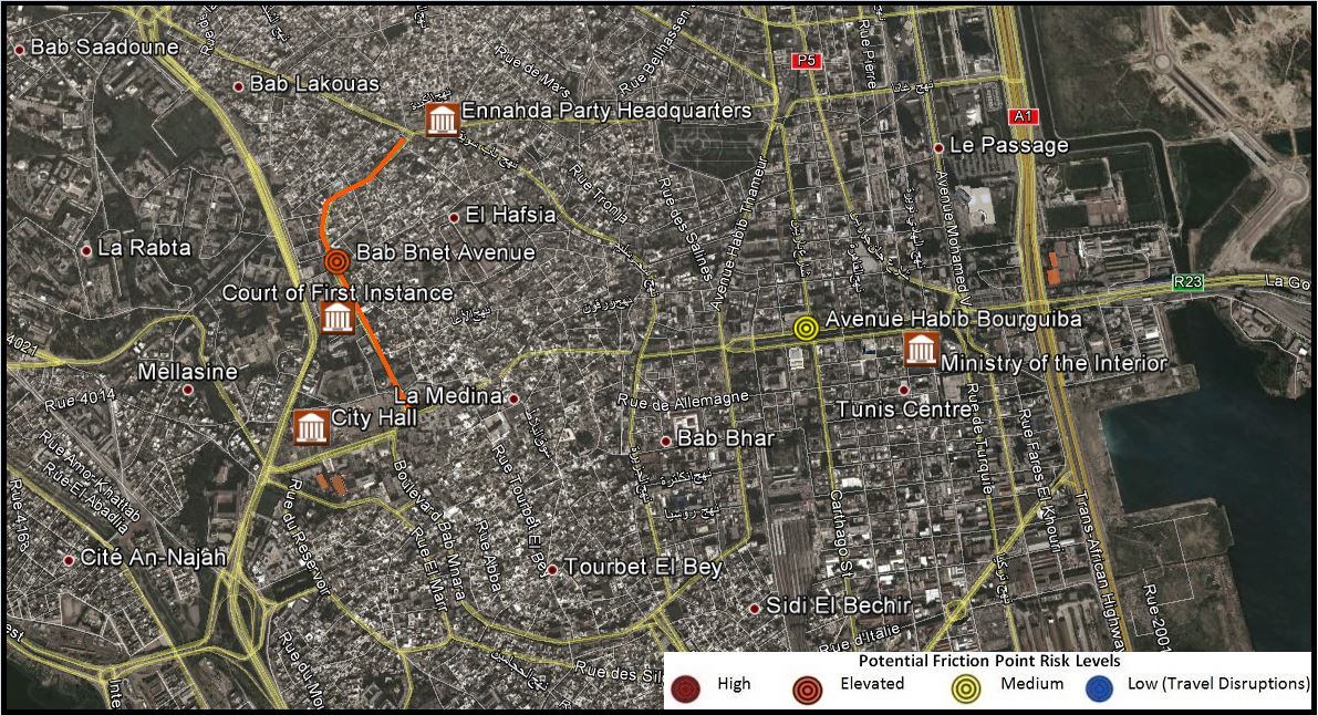 Tunisia Tactical Avoid Vicinity Of Ministry Of Religious Affairs In Tunis On July 12 Due To Planned Protest Potential Unrest Security Portal Max Security